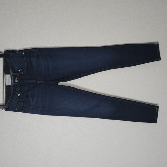 Everlane Mid-Rise Skinny Dark Wash Skinny Jeans - Picture 2 of 10